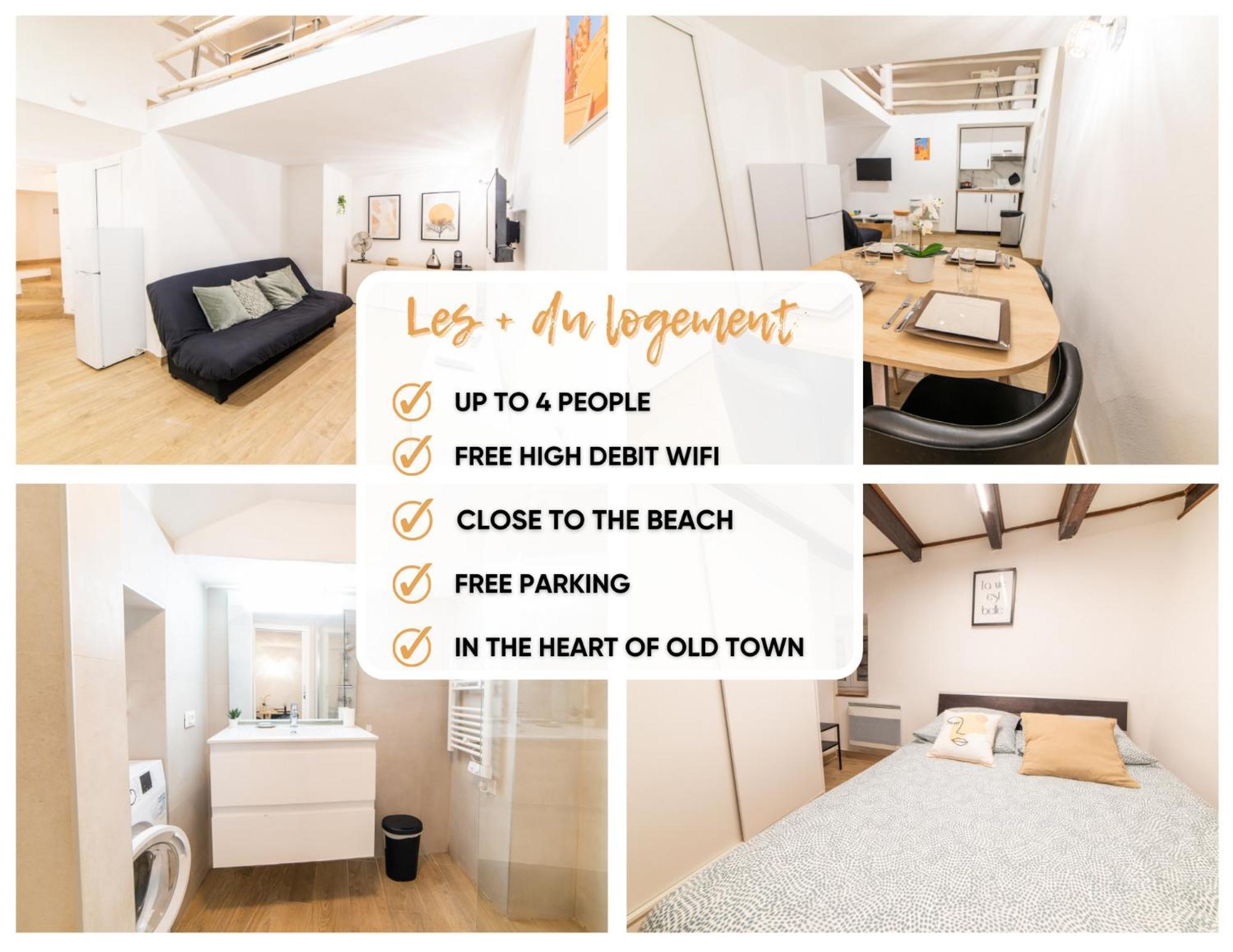 Ou Mentounasc - Duplex Vieille Ville Menton - Free Parking Esterno foto